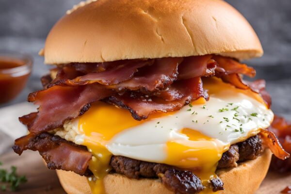 Egg Bacon & Cheese Burger