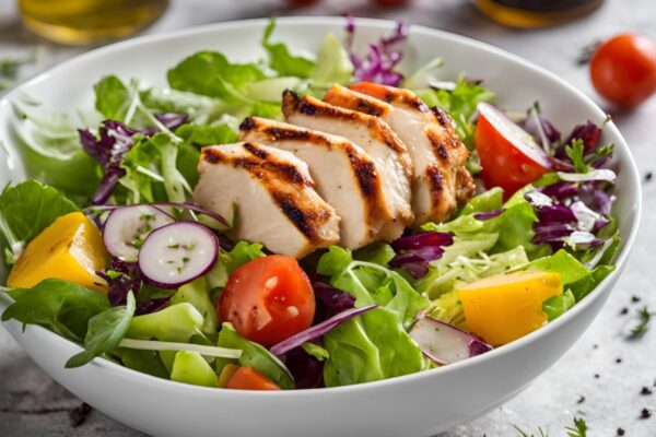 Chicken Topped Salad